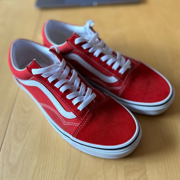 Red Vans 100% original Old Skool - Picture 3 of 6